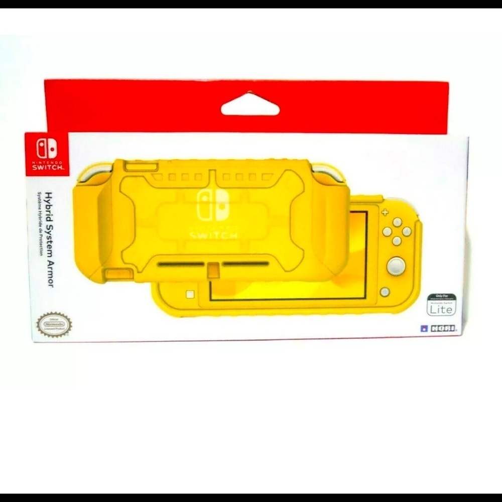 Nintendo Switch Lite Hybrid System Armor (Yellow) by HORI - Officially Licensed